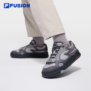 经典 板鞋 休闲鞋 FUSION斐乐潮牌BANK 男鞋 DX热闹版 款 FILA 2026春季
