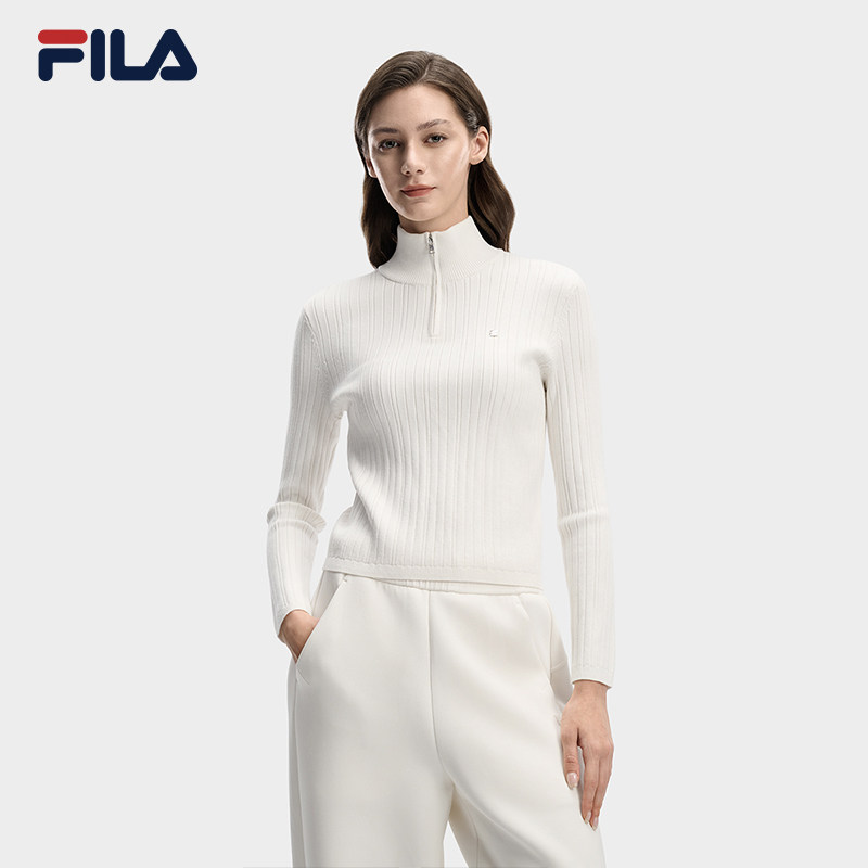 FILA斐乐女士休闲编织衫