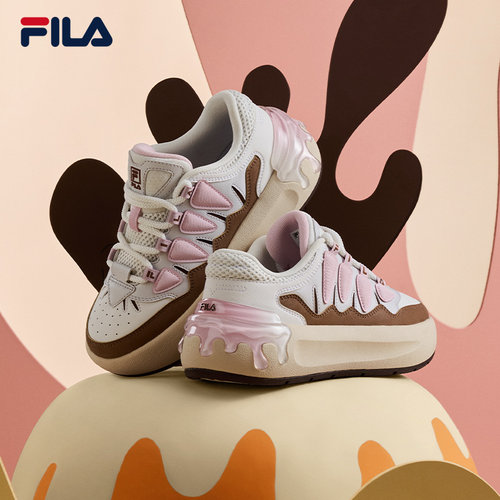 FILA斐乐女子板鞋低帮萝卜鞋