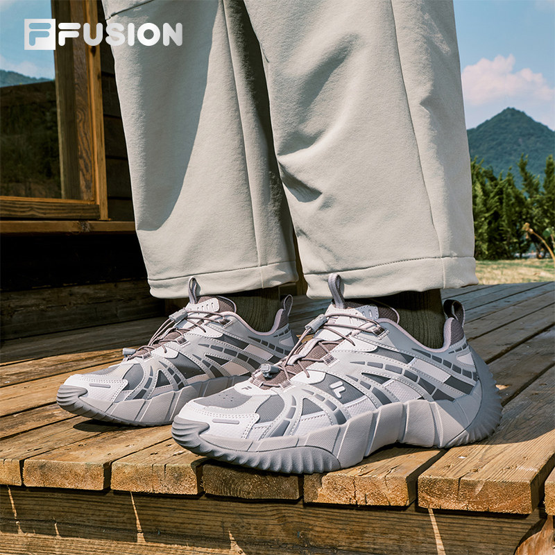 FILA FUSION斐乐潮牌男鞋BONE II机能潮鞋2025