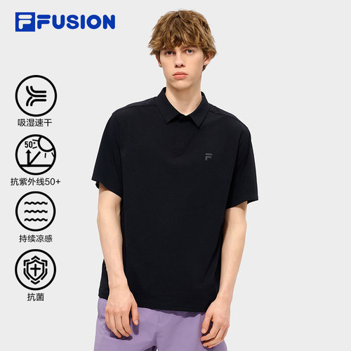 FILAFUSION斐乐男子短袖POLO