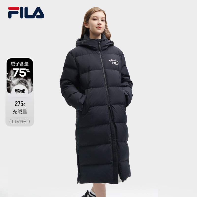 【杨幂力荐】FILA 斐乐情侣羽绒服女冬季款新长保暖加厚外套男,运动服/休闲服装,运动羽绒服,淘宝优惠券,粉丝福利购,淘宝优惠卷