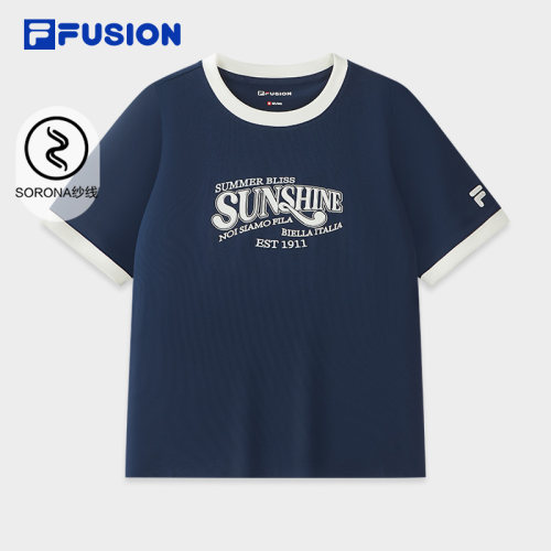 FILAFUSION斐乐女子短袖T