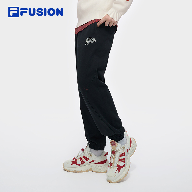 FILAFUSION斐乐潮牌针织长裤