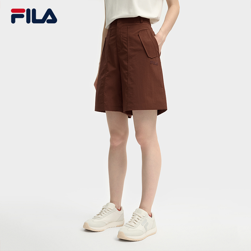 FILA斐乐女士梭织五分裤
