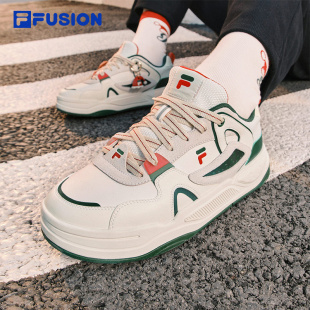 FUSION斐乐女鞋 板鞋 官方旗舰正品 BANK 厚底休闲鞋 FILA 运动鞋