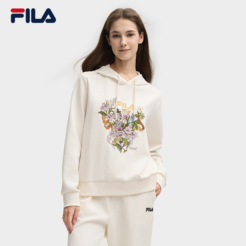FILA斐乐女子针织连帽上衣