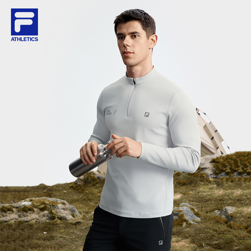 FILA斐乐男子针织长袖上衣