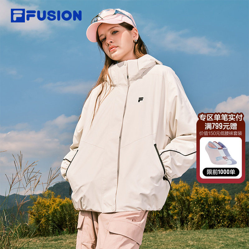 FILA FUSION斐乐潮牌女士上衣两件套2026春新款宽松保暖棉服外套,运动服/休闲服装,运动棉衣,淘宝优惠券,粉丝福利购,淘宝优惠卷