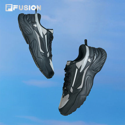 FILA FUSION斐乐潮牌男鞋跑步鞋2024秋季新款老爹鞋运动鞋海螺鞋