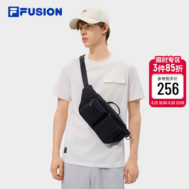 FILA FUSION斐乐包包情侣款腰包2026夏新款时尚休闲单