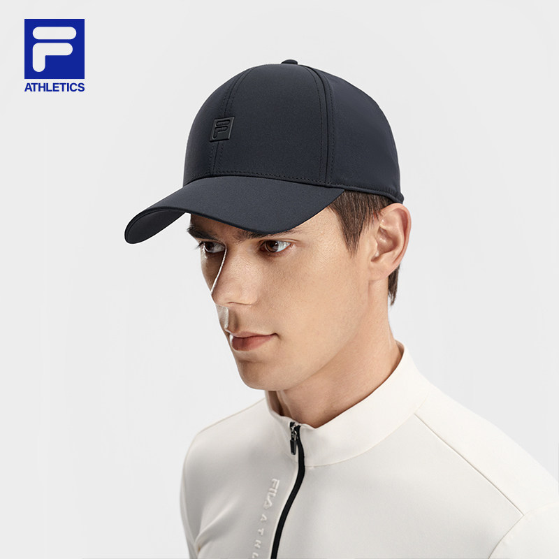 硬顶棒球帽|FILA 斐乐官方舒适男子女遮阳帽健身运动帽鸭舌帽子