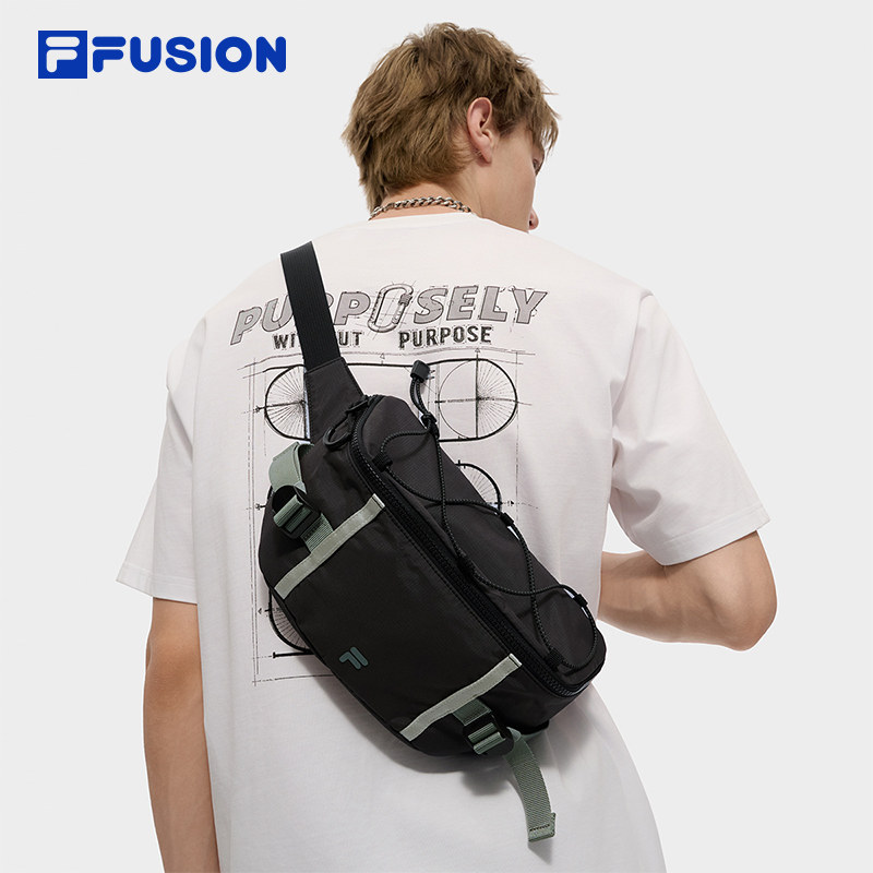 FILA FUSION斐乐潮牌情侣款腰包2025秋新款时尚休闲随身包单肩包,运动包/户外包/配件,腰包,淘宝优惠券,粉丝福利购,淘宝优惠卷