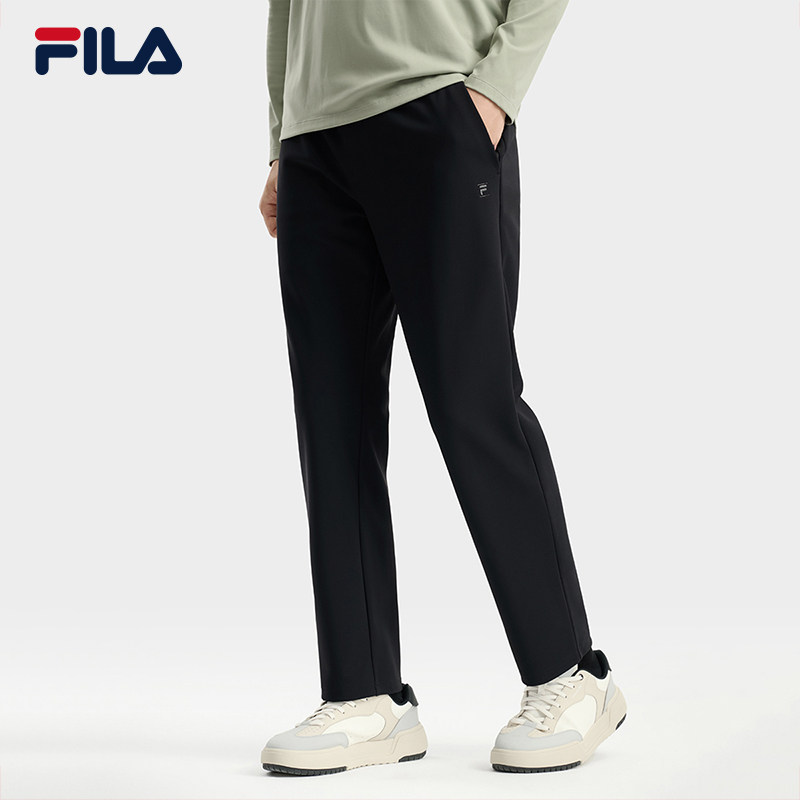 FILA 斐乐官方男士针织长裤2025冬季新款时尚休闲裤子舒适直口裤,运动服/休闲服装,运动长裤,淘宝优惠券,粉丝福利购,淘宝优惠卷