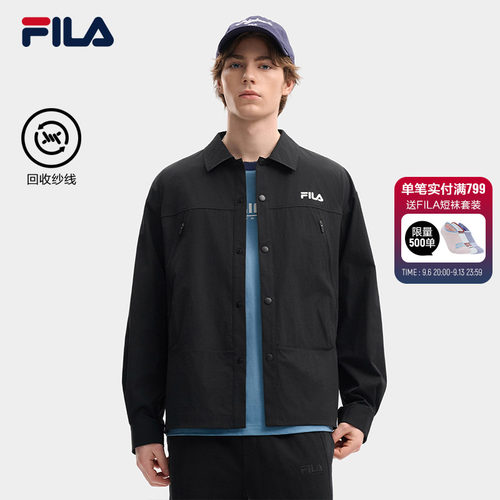 斐乐丨简约宽松衬衫外套