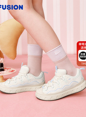 PISA 甜筒鞋丨FILA FUSION斐乐潮牌女鞋新款厚底板鞋休闲鞋松糕鞋