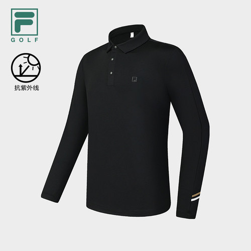 FILA斐乐针织长袖POLO衫