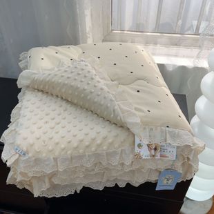 2025新款纯棉豆豆被四件套5.7斤春秋被7.1斤冬被+同款