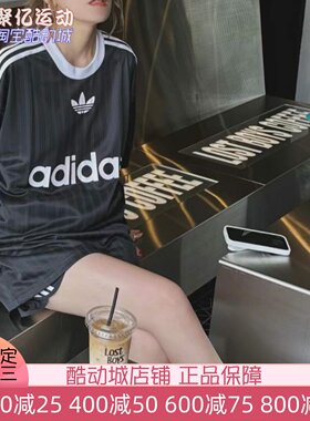 阿迪达斯三叶草复古球衣运动短袖