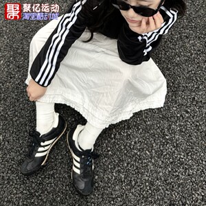 阿迪达斯2026新款女子复古百搭运动休闲T头德训薄底鞋IG8951 8950