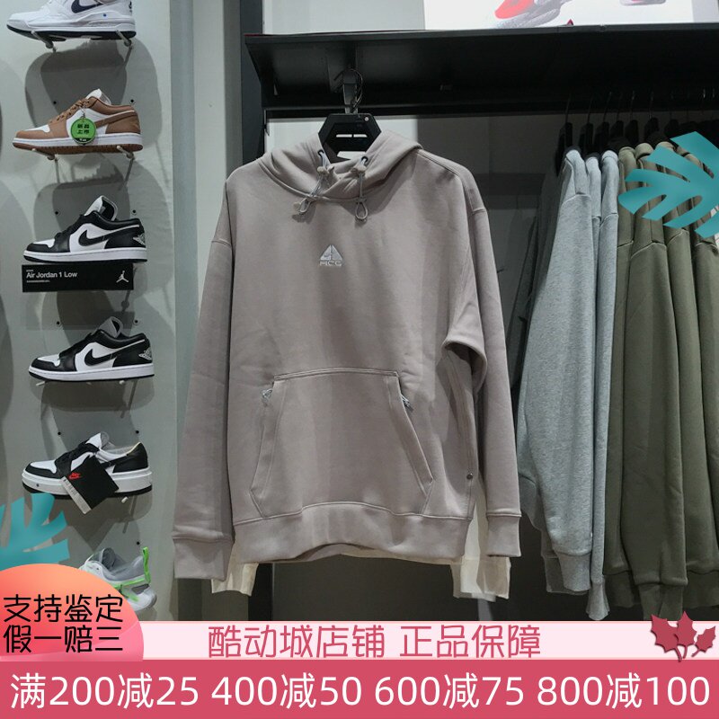 耐克男女装2025春新款ACG加绒保暖运动休闲卫衣套头衫 DH3088-009