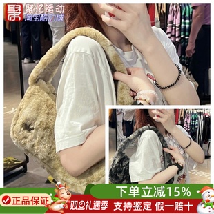 JY2569 毛绒运动单肩手提拎包 2625 时尚 阿迪达斯三叶草女2025新款