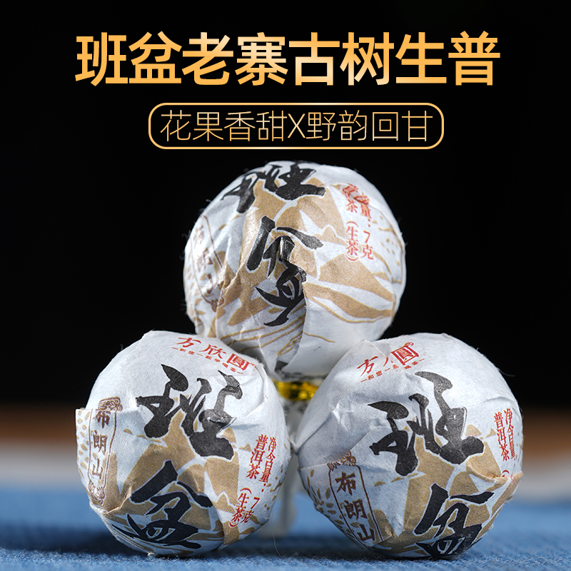 班盆老寨古树纯料普洱生茶小龙珠