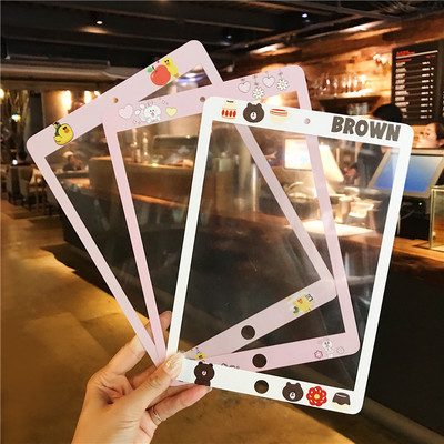 ipad2018新款钢化膜 适用苹果9.7寸平板6th彩膜5全屏padair2防摔7