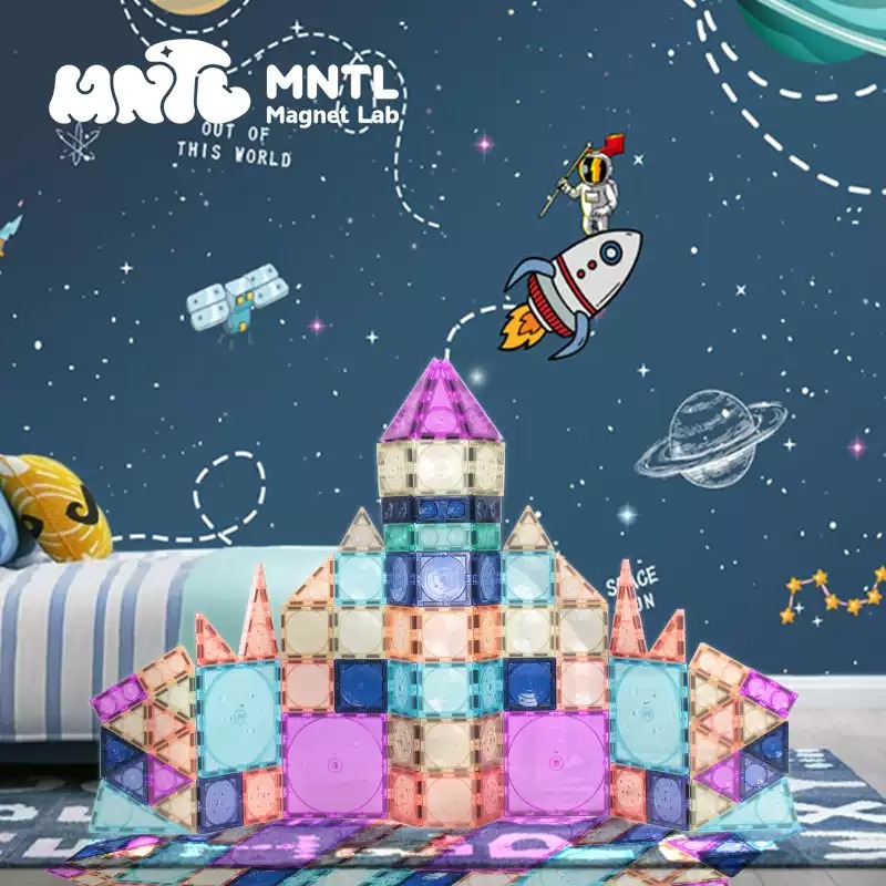 MNTL今聚星空彩窗磁力片5cm儿童益智玩具男女孩礼物宝宝拼搭积木