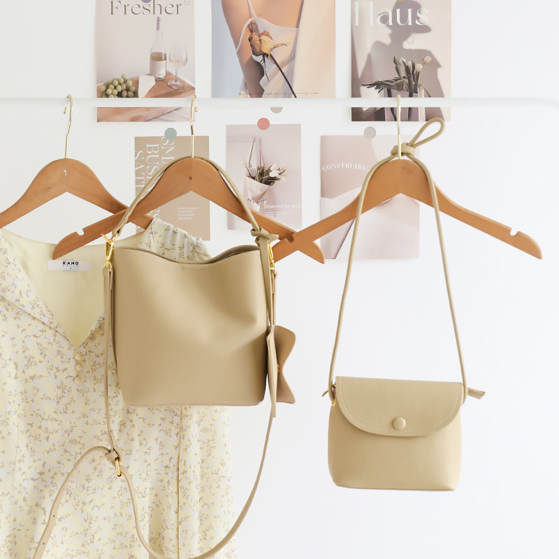 日系休闲复古小方包女质感软皮单肩子母包小众洋气时尚斜挎水桶包,箱包皮具/热销女包/男包,水桶包,淘宝优惠券,粉丝福利购,淘宝优惠卷