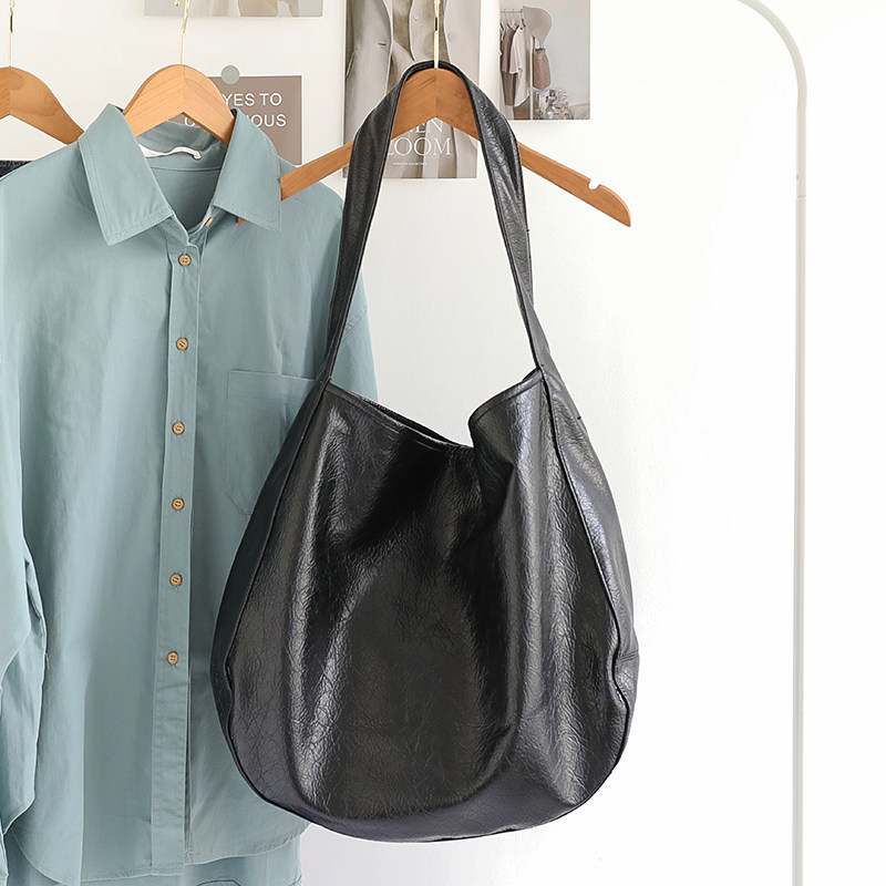 韩版ins新款超火托特包女质感软皮单肩腋下包小众通勤纯色子母包,箱包皮具/热销女包/男包,托特包,淘宝优惠券,粉丝福利购,淘宝优惠卷