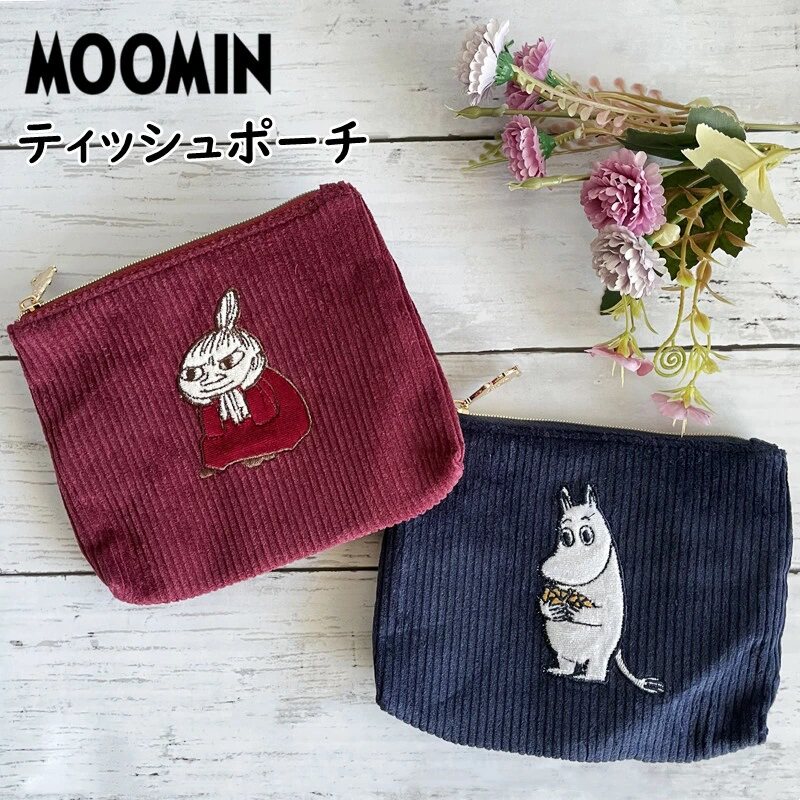 不當當日本代购 芬兰国民卡通姆明moomin 零钱包小钱包手拿搭扣包