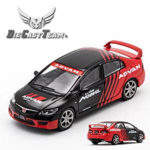 DCT 1:64本田思域CIVIC Type R FD2合金车模仿真汽车模型收藏摆件