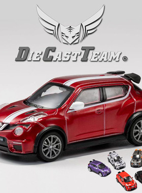DCT 1:64日产尼桑 JUKE-R 合金车模高性能版仿真汽车模型收藏摆件