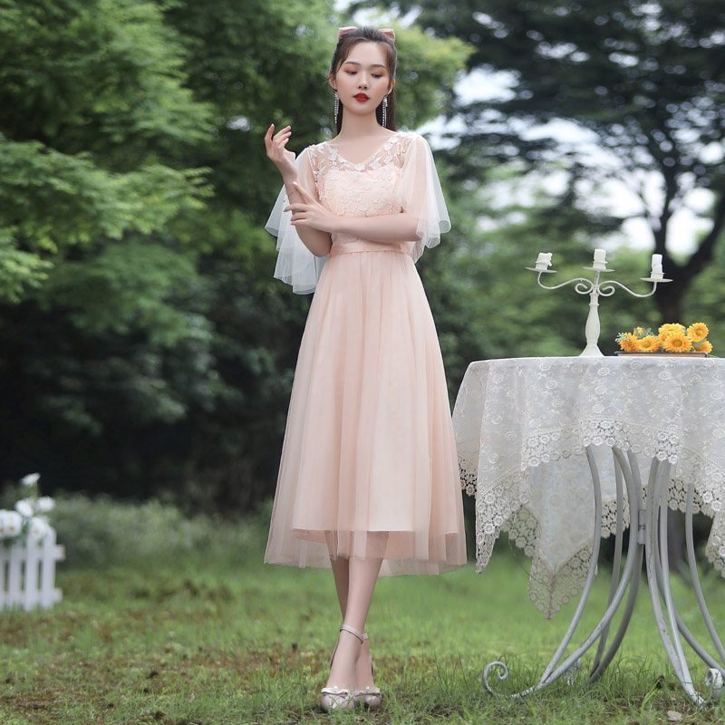  Champagne Powder E1#medium long model+XL  