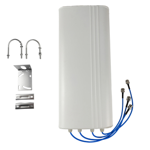 MIMO室外高增益LTE路由器外置天线高增益 4端口平板天线4X4