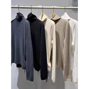 MM麦檬2025秋冬高领纯色打底衫女多色针织衫内搭599A133003Q