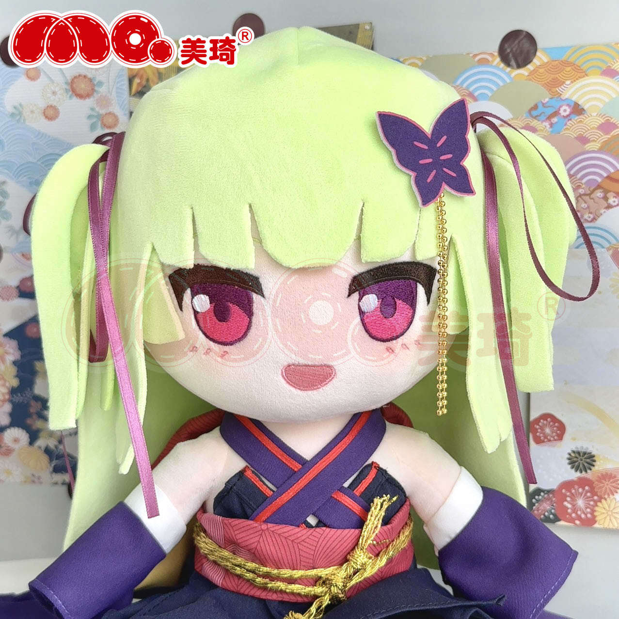美琦动漫丛雨棉花娃娃 千恋万花30CM坐姿公仔Galgame游戏周边玩偶