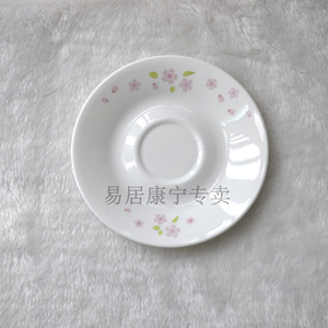 专柜正品 美国康宁玻璃餐具 樱花 平盘 骨碟 杯垫（506）