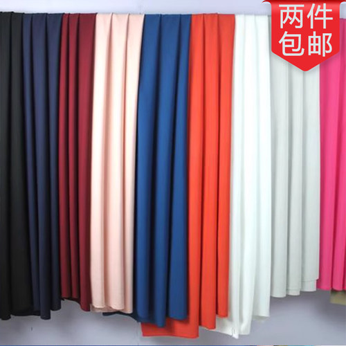 直贡呢弹性面料打底衫服装T恤