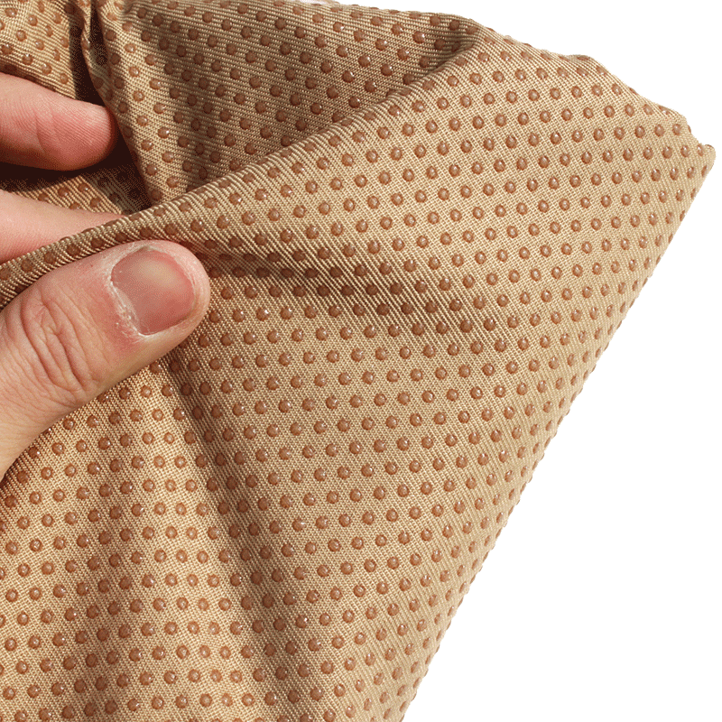 半米价 米黄色防滑布料沙发坐垫底部止滑布点塑布滴塑布点胶面料