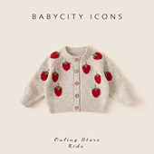 女孩儿外套童装 时髦冬装 女童毛衣开衫 贝贝城宝宝毛衣2025秋冬新款