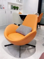 Nordic Light Luxury Modern Lazy Dofa Стул, ротация яичной раковины одиночная -гостиная гостиная спальня спальня Балкон -Бэк -зад