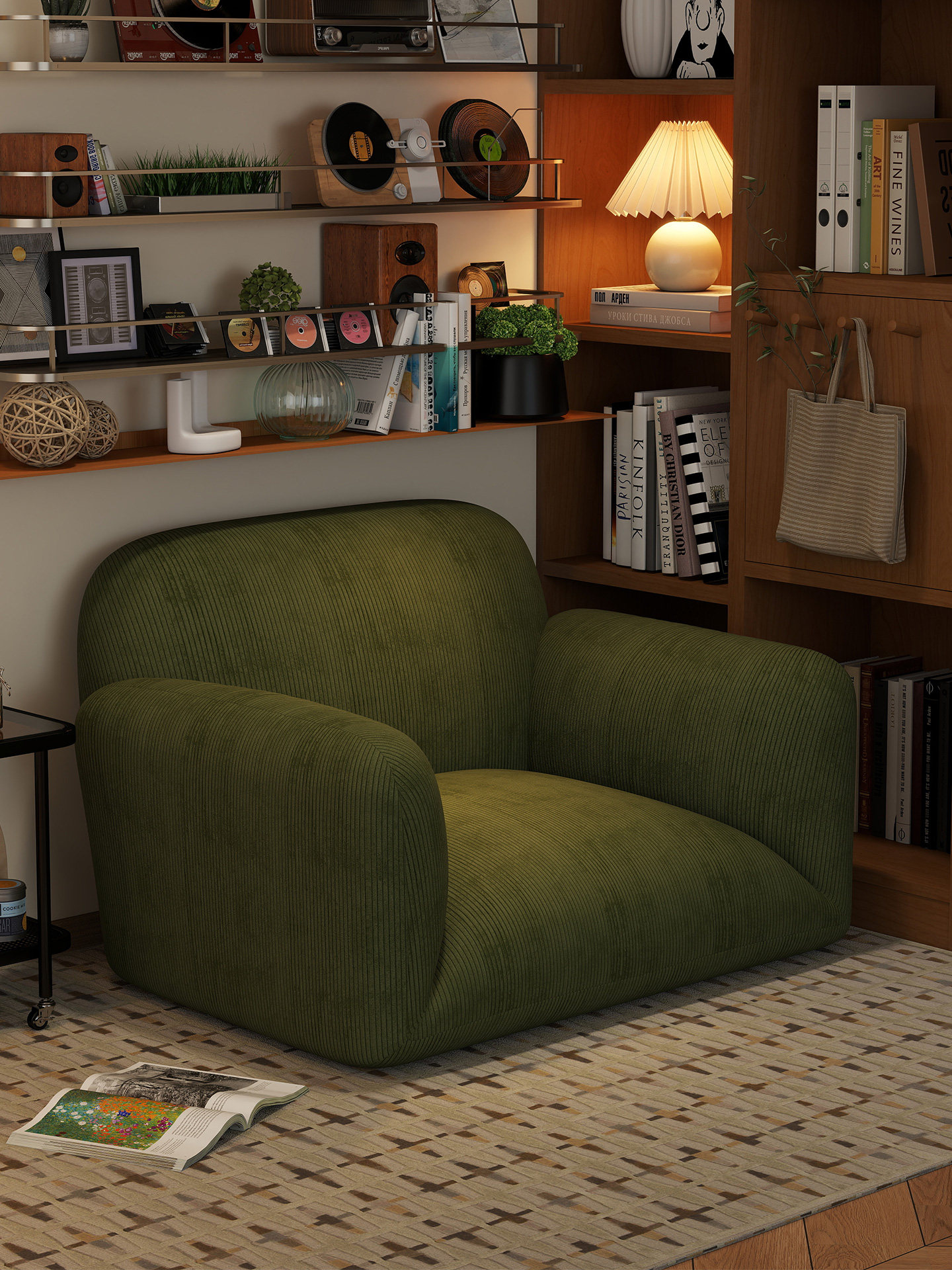 懒人沙发榻榻米沙发椅阳台躺卧网红卧室宿舍单人沙发折叠可躺可睡