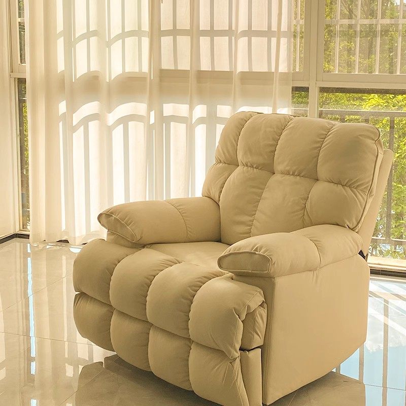 家用客厅电动单人沙发椅阳台可躺可睡懒人太空沙发舱卧室电竞躺椅