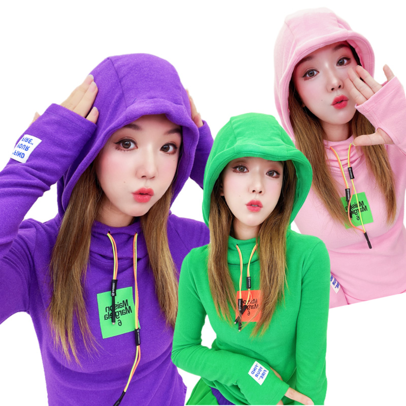 长袖韩版连帽双面绒女