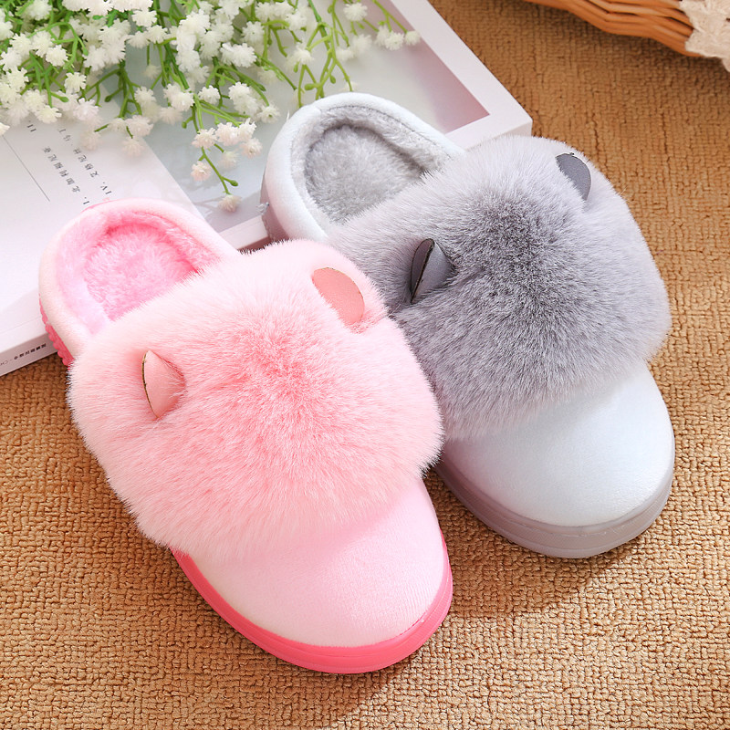 Chaussons enfants en autre pour hiver - semelle caoutchouc antidérapant - Ref 1004105 Image 4