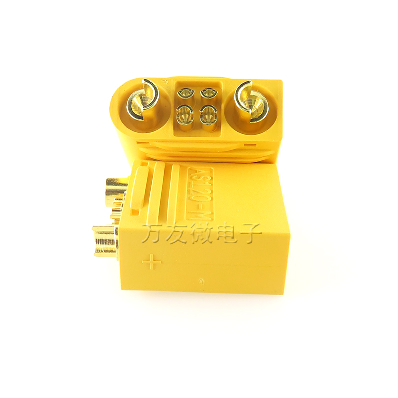 大疆植保机MG-1S公母头XT100-L插头90XT60飞行电池端插头AS120-M