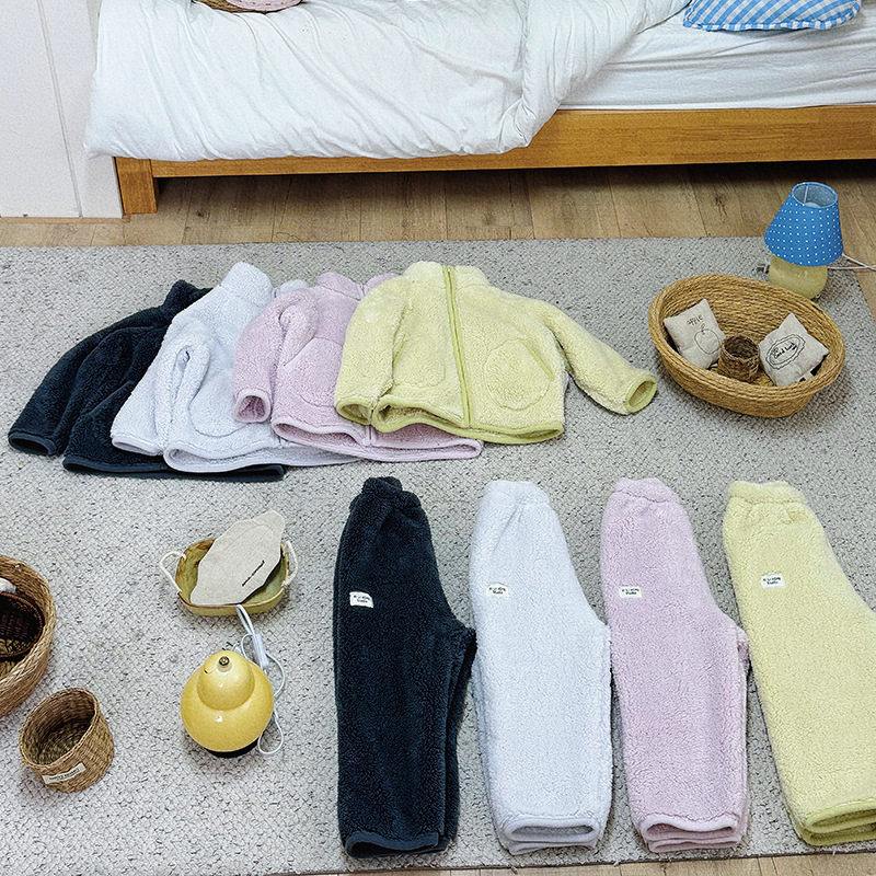 26新品洋气亲子装毛绒家居服套亲子装/亲子时装