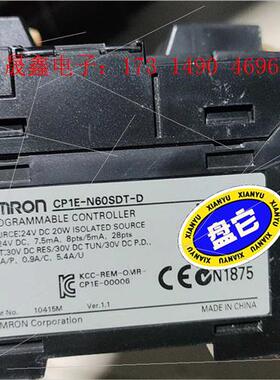 CP1E-N60SDT-D,OMRONPLC,36点位输入,24【询价产品】